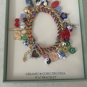 Viral Atterri Charm Bracelet with Gold Accents